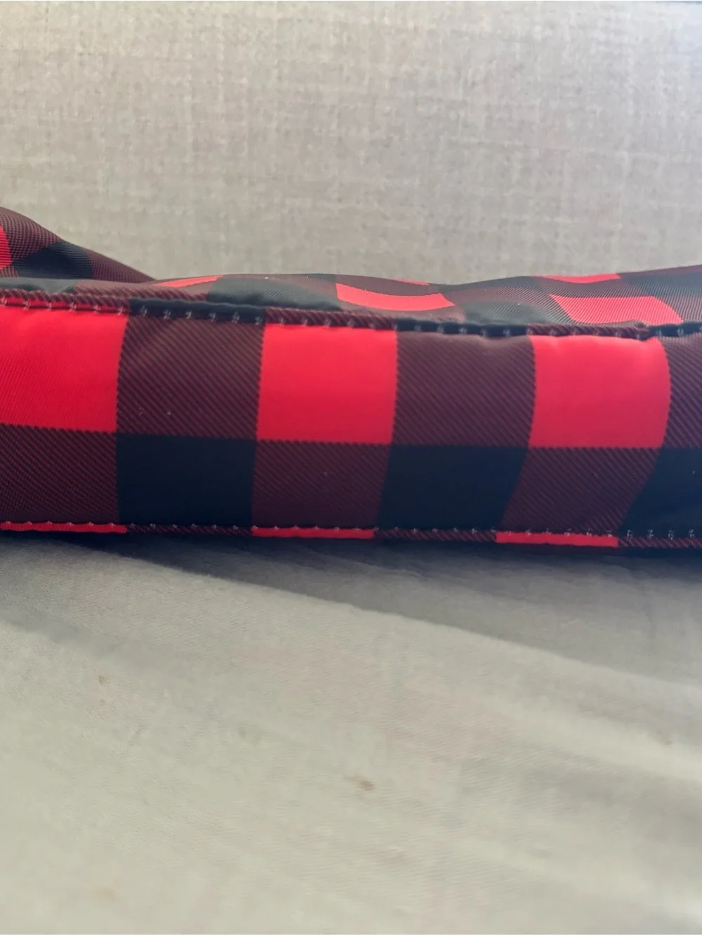 Lug Red and Black Buffalo Check Travel Toiletry Bag